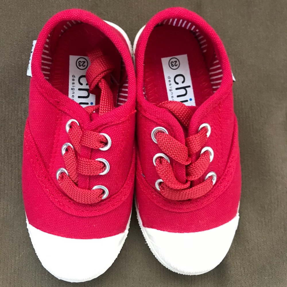 Chus Dylan red canvas sneaker